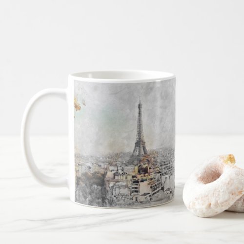 Eiffel Tower Paris France  Coffee Mug