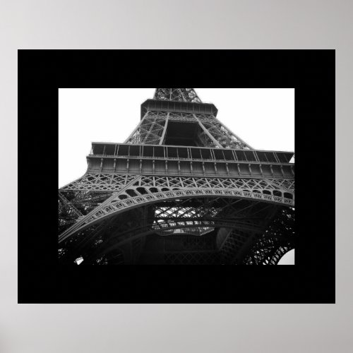 Eiffel Tower Paris France Iconic Landmark Poster