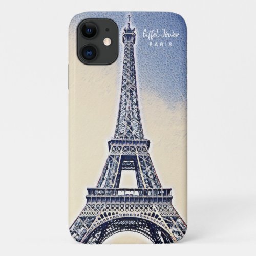 Eiffel Tower Paris France Landmark iPhone 11 Case