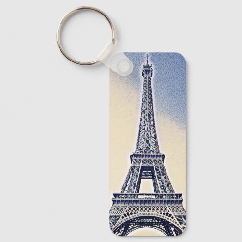 Eiffel Tower Paris France Landmark Keychain