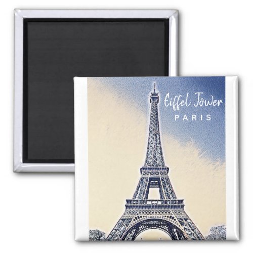 Eiffel Tower Paris France Landmark Magnet