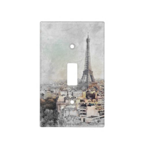 Eiffel Tower Paris France  Light Switch Cover