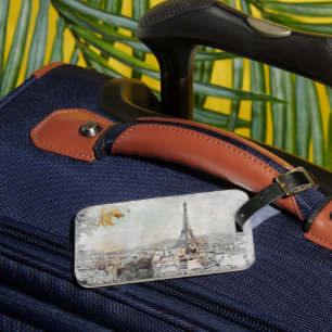 Eiffel Tower Paris France Luggage Tag – Chic Paris