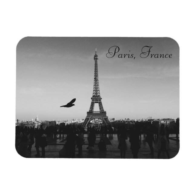 Eiffel Tower, Paris, France Magnet (Horizontal)
