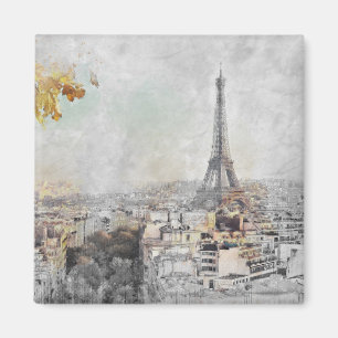 Eiffel Tower Paris France Magnet   Romantic Travel