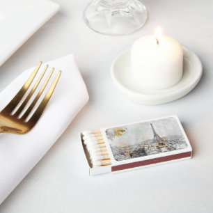 Eiffel Tower Paris France Matchbox Set Paris Matchboxes