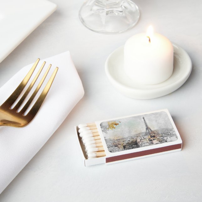 Eiffel Tower Paris France Matchbox Set | Paris  Matchboxes (Insitu)
