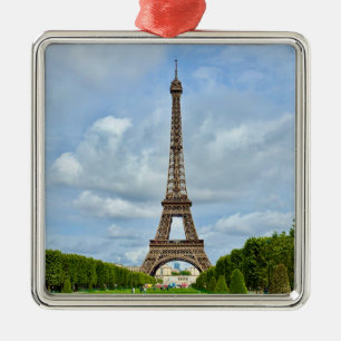 Eiffel Tower - Paris France Metal Ornament