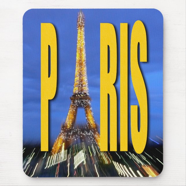 Eiffel Tower Paris France Mouse Pad (Front)