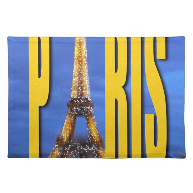 Eiffel Tower Paris France Placemat (Front)