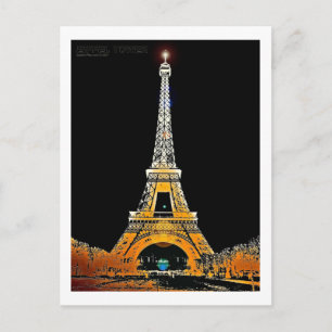 Eiffel Tower, Paris, France Postcard