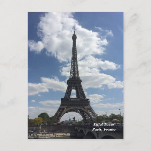 Eiffel Tower Paris France Postcard