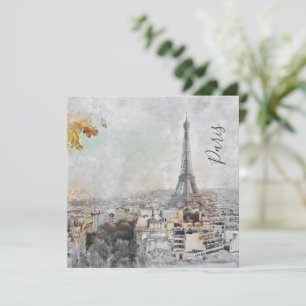 Eiffel Tower Paris France Postcard – Vintage Art