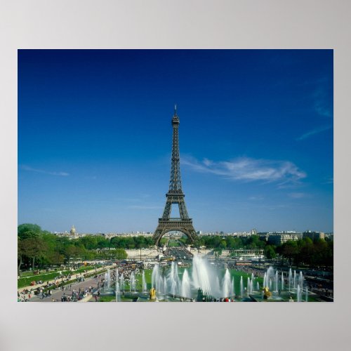 Eiffel Tower Paris France Poster