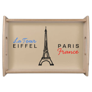 Eiffel Tower - Paris/France Serving Tray