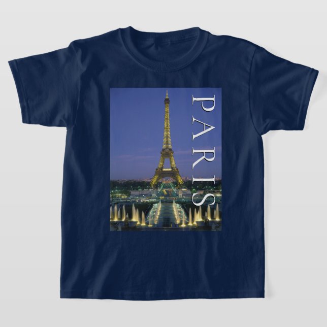Eiffel Tower | Paris, France T-Shirt (Laydown)