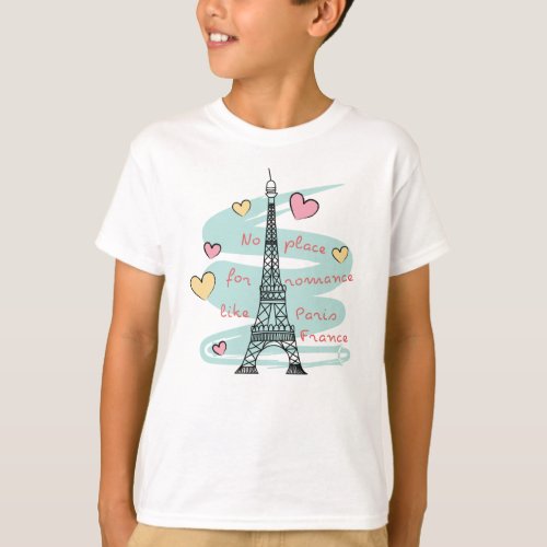 Eiffel Tower Paris France T_Shirt