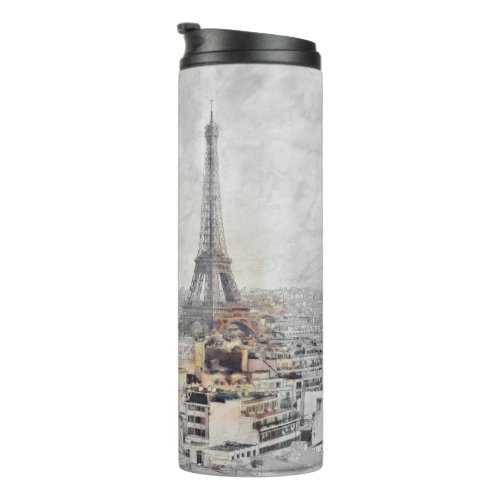 Eiffel Tower Paris France  Thermal Tumbler