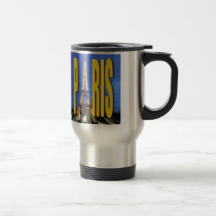 Eiffel Tower Paris France Travel Mug