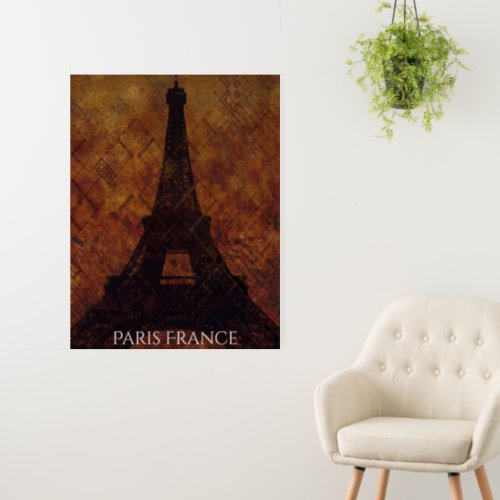 Eiffel Tower Paris France Travel Photography Foam Board