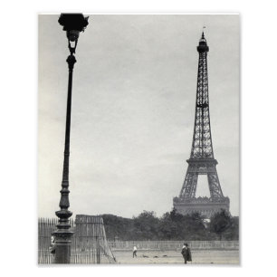 Eiffel Tower - Paris France - Vintage Photo Print