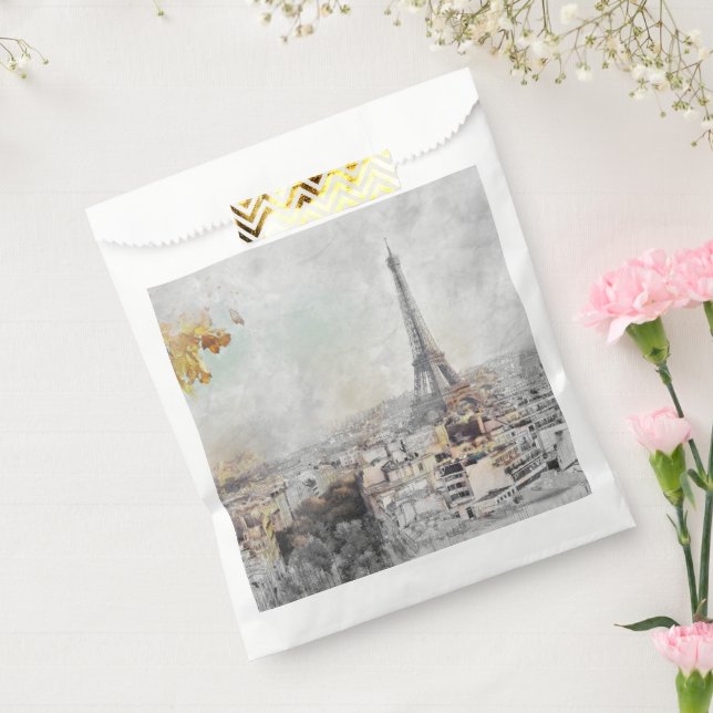 Eiffel Tower Paris France Wedding Party Gift Favor Bag (Sealed)