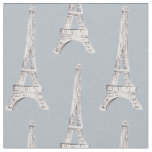 Eiffel Tower Paris French Pattern Fabric