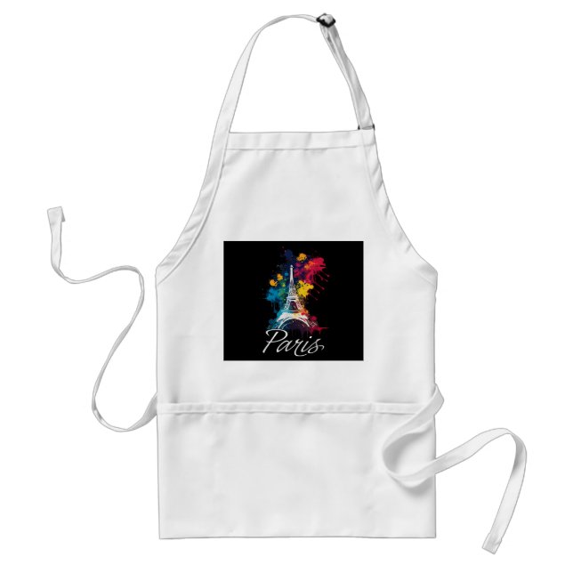 Eiffel Tower Paris Girls Travel Holiday France Sou Adult Apron (Front)