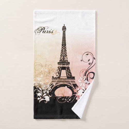 Eiffel Tower Paris Hand Towel