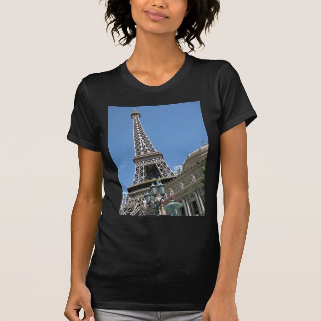 Eiffel Tower Paris Hotel Las Vegas T-Shirt (Front)