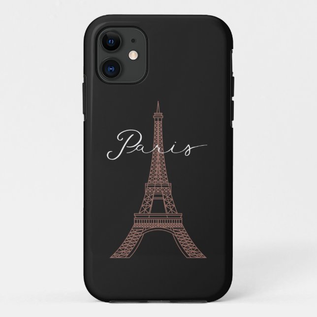 Eiffel Tower, Paris' Iconic Landmark Case-Mate iPhone Case (Back)