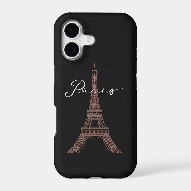 Eiffel Tower, Paris' Iconic Landmark Iphone Case (Back)