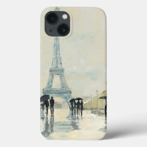 Eiffel Tower  Paris In The Rain iPhone 13 Case