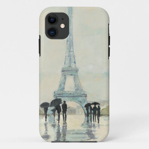 Eiffel Tower  Paris In The Rain iPhone 11 Case