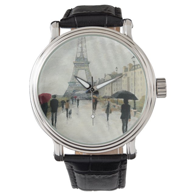 Eiffel Tower | Paris In The Rain Watch (Front)