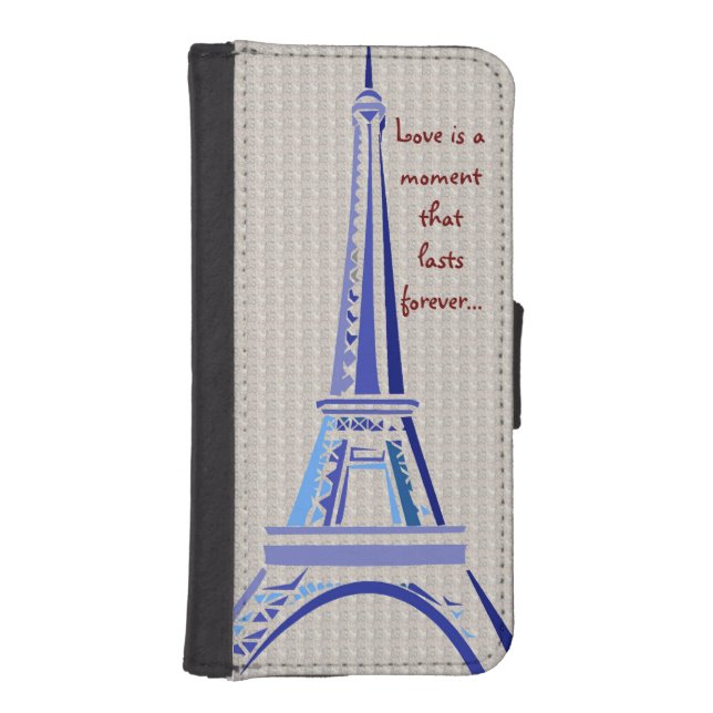 Eiffel Tower-Paris iPhone Wallet Case (Front)