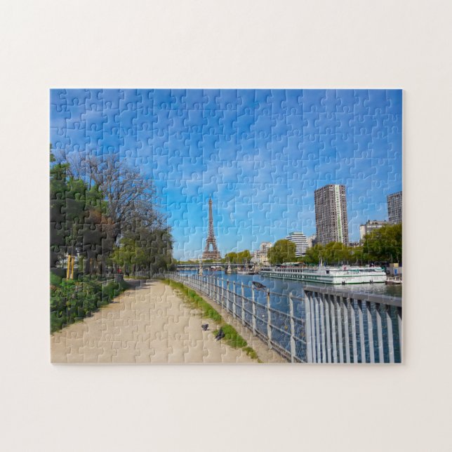 Eiffel Tower Paris. Jigsaw Puzzle (Horizontal)