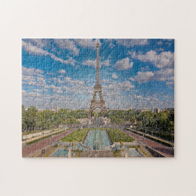 Eiffel Tower Paris. Jigsaw Puzzle (Horizontal)