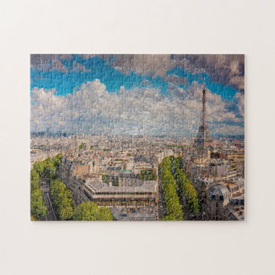 Eiffel Tower Paris. Jigsaw Puzzle
