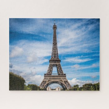 Eiffel Tower  Paris Jigsaw Puzzle by colorfulworld at Zazzle
