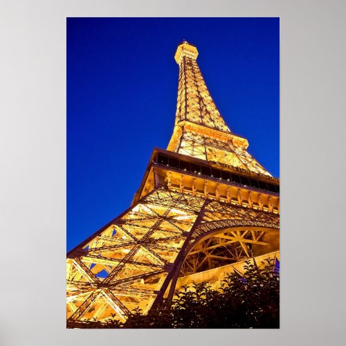 Eiffel Tower Paris Las Vegas Poster