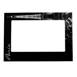 Eiffel Tower - Paris Magnetic Frame (Portrait)