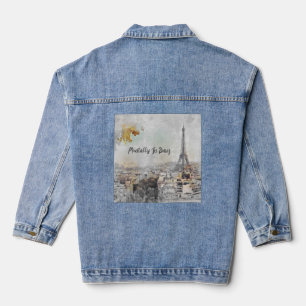 Eiffel Tower Paris – Mentally In Paris Denim Jacket