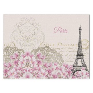 Eiffel Tower, Paris Pink Magnolia 