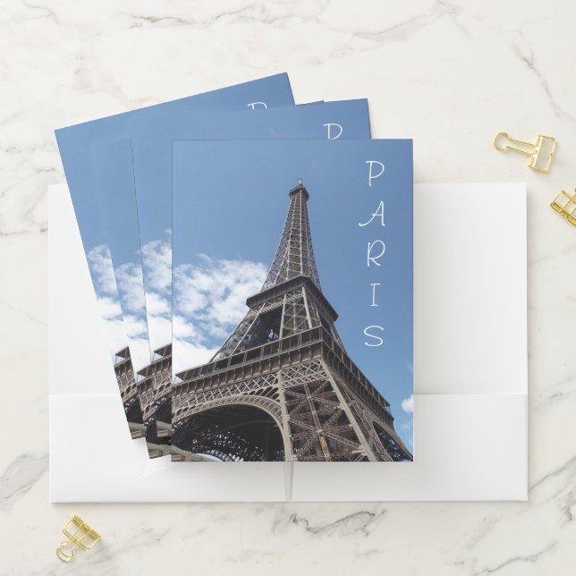 Eiffel Tower Paris Pocket Folder (In Situ)