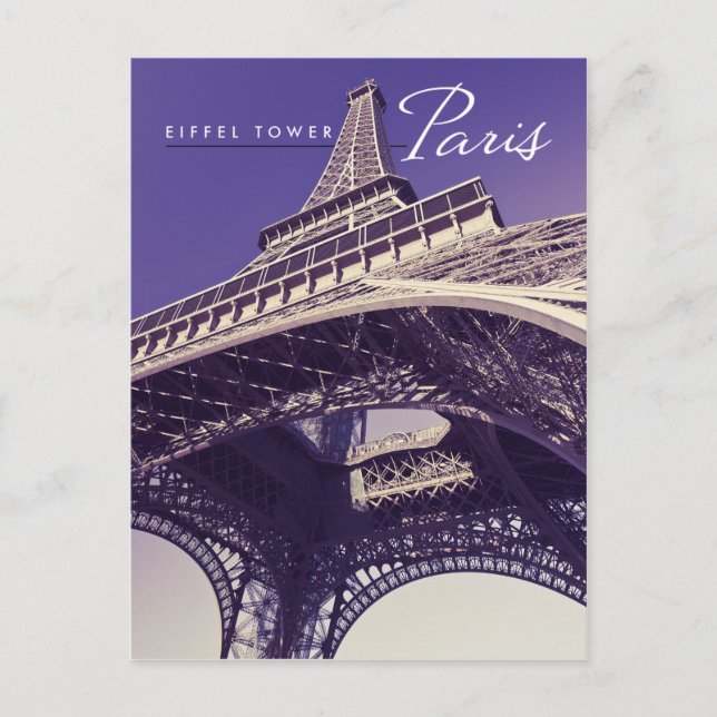 Eiffel Tower, Paris Postcard (Front)