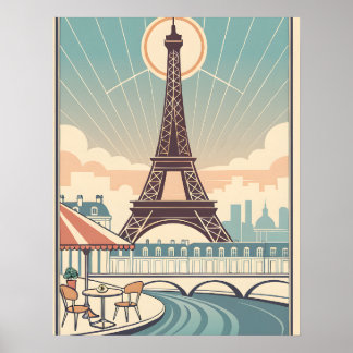 Eiffel Tower Paris Poster