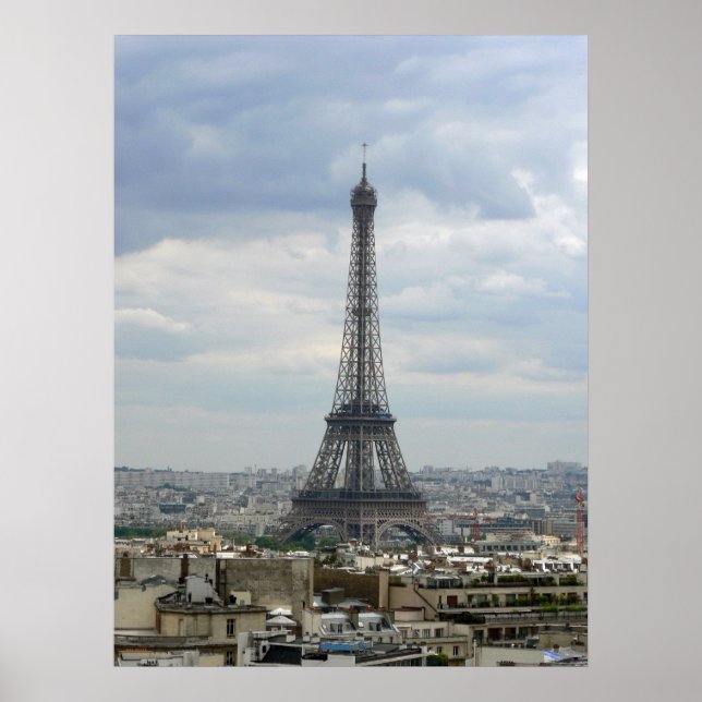 Eiffel tower, Paris Poster (Front)