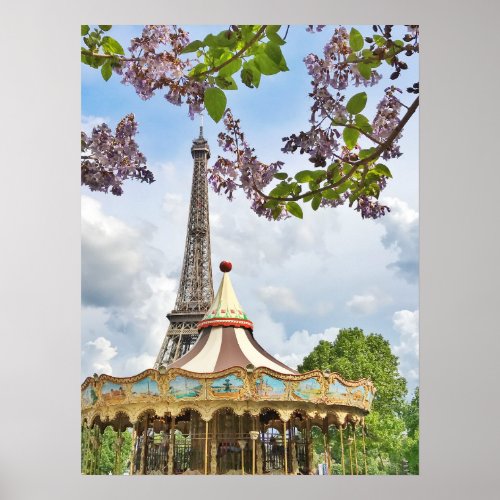 Eiffel Tower Paris Poster