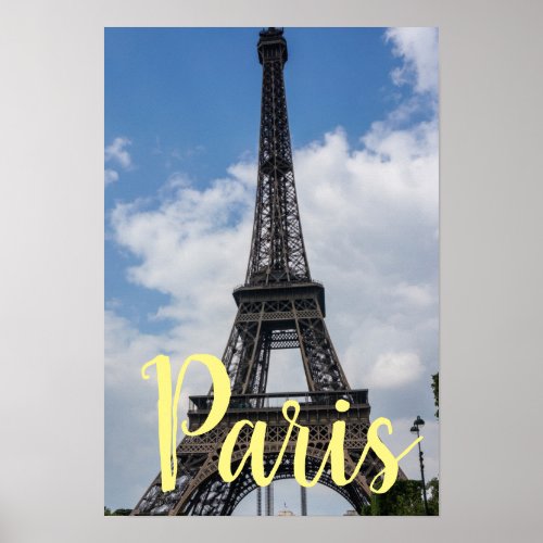 Eiffel Tower Paris Poster